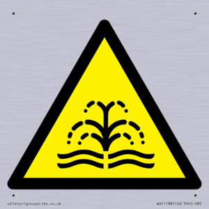 W516 Warning: fountain/water plume